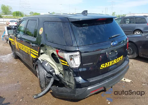 2019 Ford Police Interceptor from USA, damaged, VIN 1FM5K8ARXKGB45547